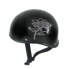 Rose Rhinestone Helmet Patches